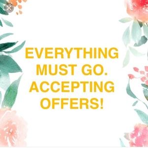 MOVING! Everything MUST go